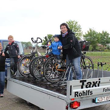 Radtransport mit Taxi